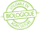 Utilisable en agriculture biologique