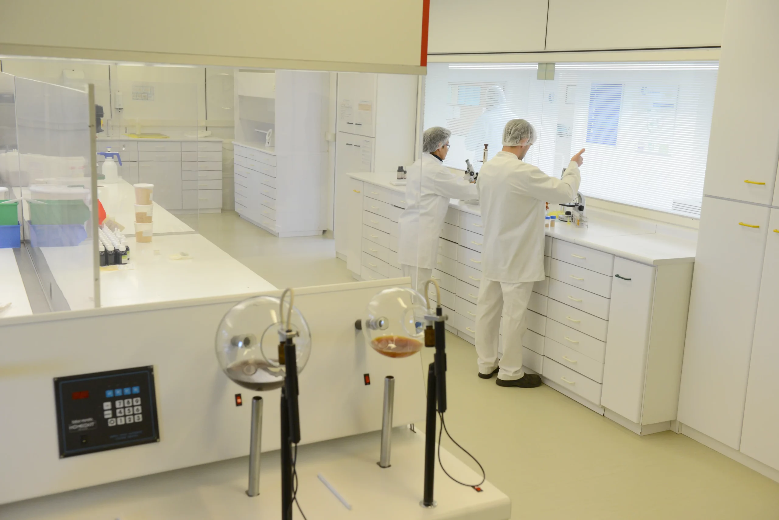 Salle blanche du laboratoire Biodevas